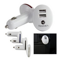 Dual port USB car charger